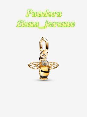 Pandora Sparkling Bee Dangle Charm